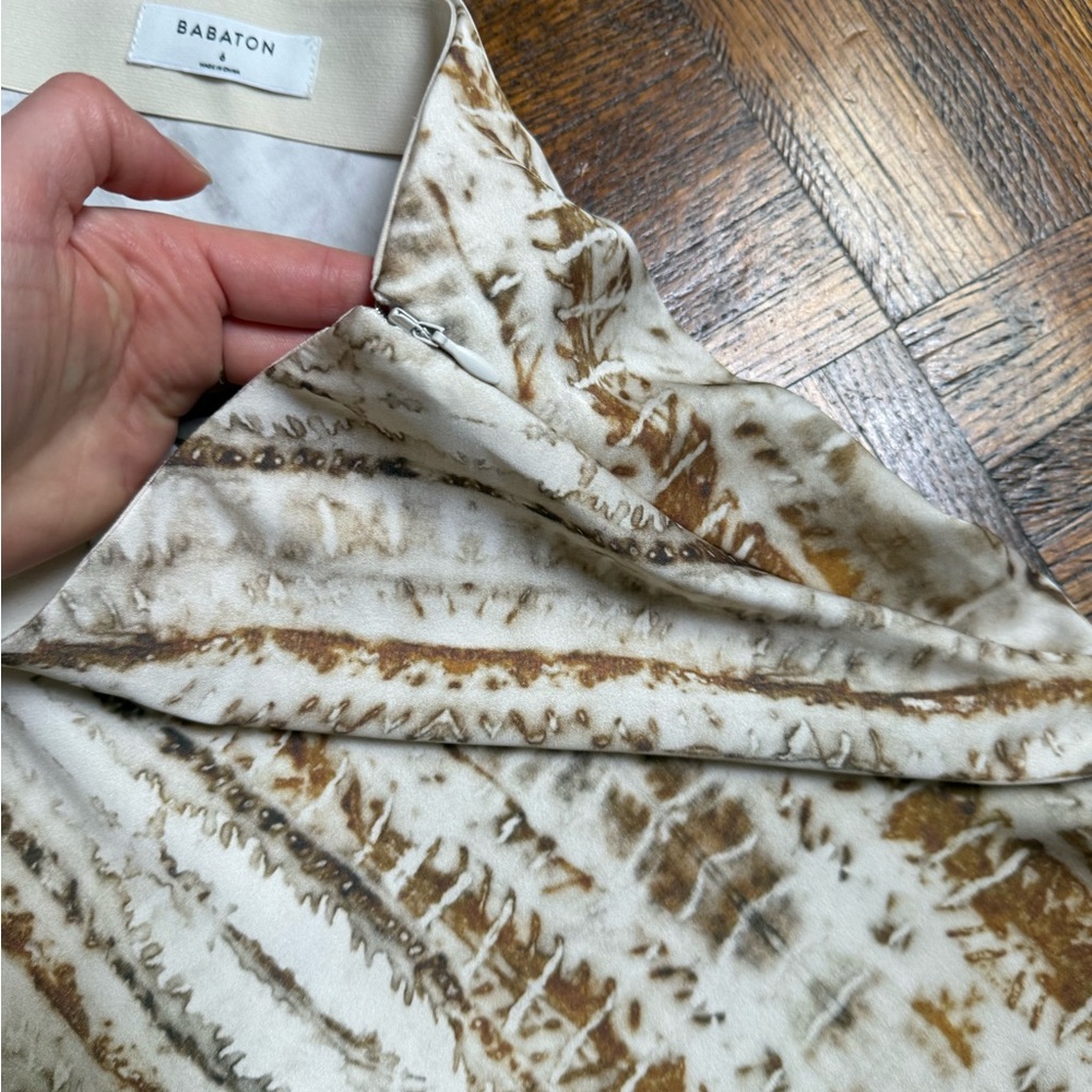 Aritzia Satin Midi Skirt - Picture 4 of 5